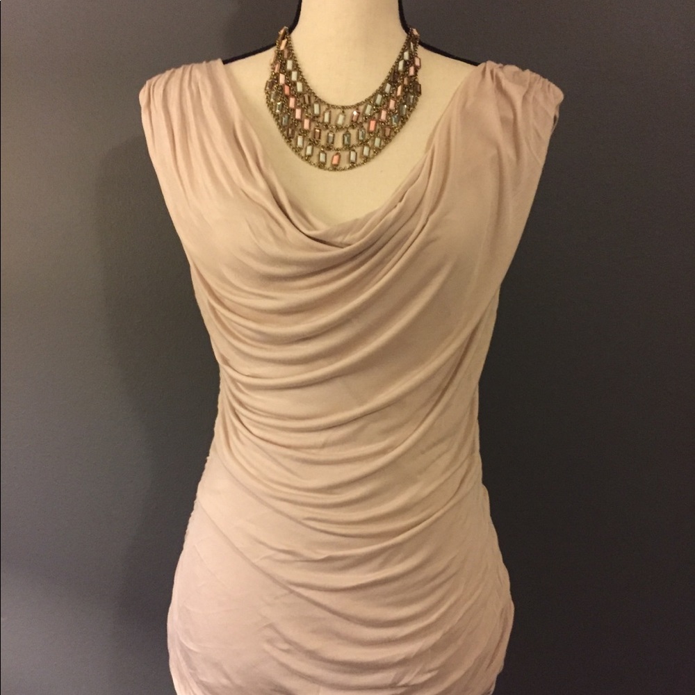 H&M Peach/Blush Sleeveless Blouse